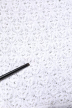 White Viscose Short Sleeve Crochet Top