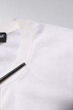 Cream Cashmere Knit Cropped Cardigan Sweater