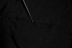 Black Knit Long Sleeves Turtleneck Slim Top