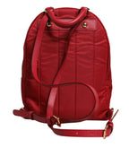 Red #DGFAMILY VULCANO Embellishment Backpack Bag
