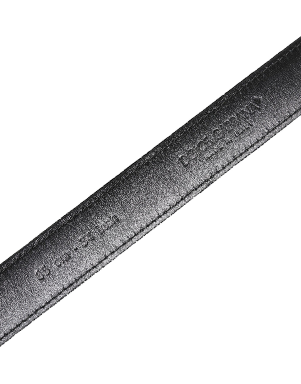 Black Leather Metal Buckle Classic Belt