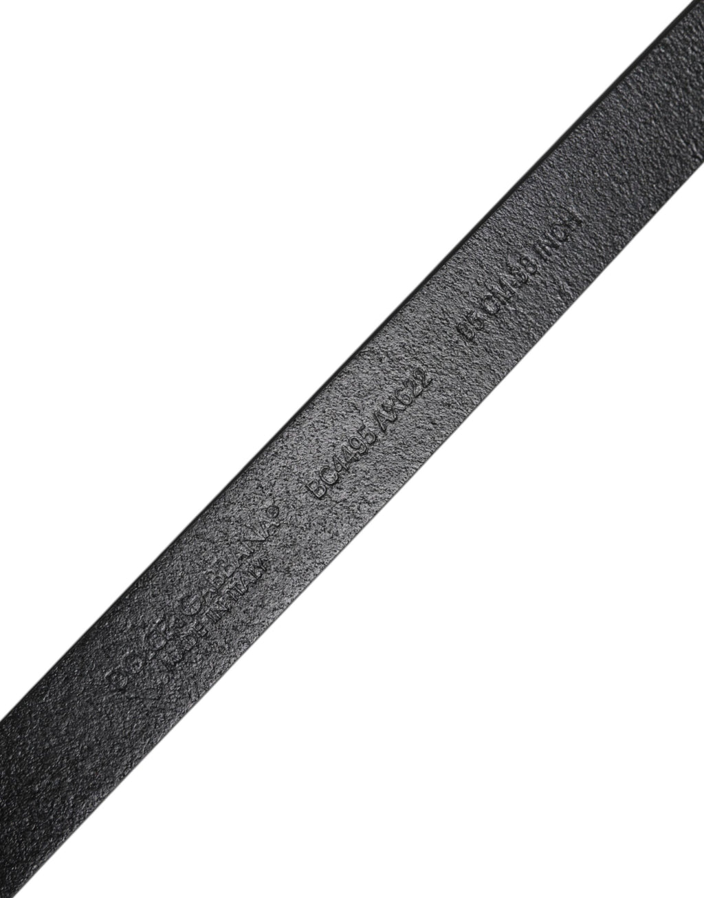 Black Calfskin Classic Metal Logo Buckle Belt