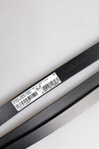 Black Leopard Classic Gold Metal Buckle Belt