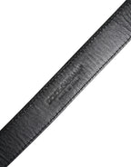 Brown White Pony Leather Metal Buckle Belt