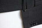 Black Single Breasted Men Coat Blazer Suit