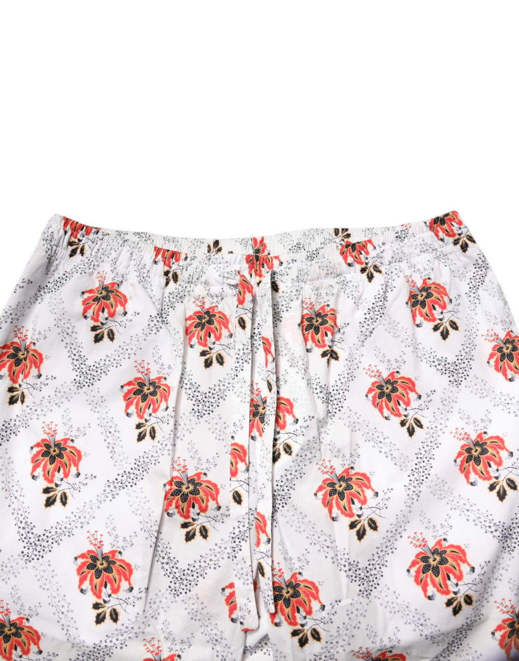 Multicolor Floral Print Cotton Pajama Set Sleepwear
