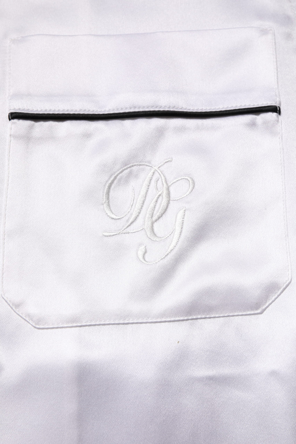 White Satin Silk Men Pajama Set Sleepwear