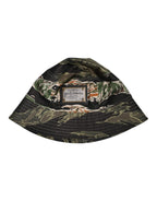 Multicolor DG Plaque Wide Brim Bucket Hat