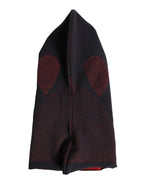 Black Cotton Knitted Ski Mask Balaclava Hat