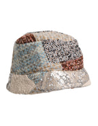 Multicolor Patchwork Embellished Bucket Hat