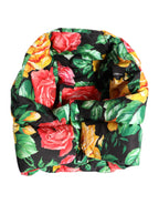 Multicolor Floral Print Whole Head Wrap Hat