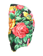 Multicolor Floral Print Whole Head Wrap Hat