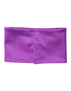 Purple Nylon Stretch Women Neck Warmer Scarf