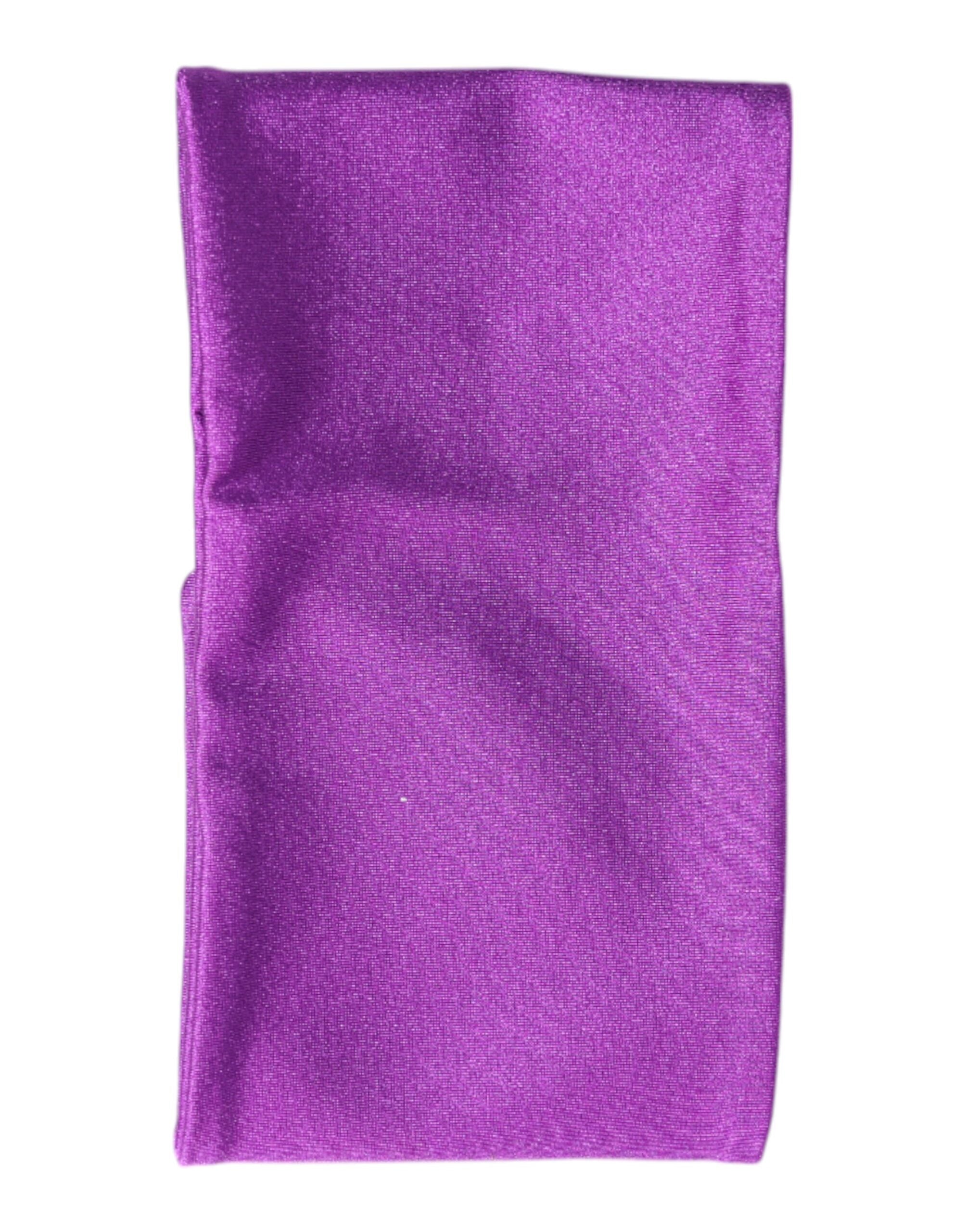 Purple Nylon Stretch Women Neck Warmer Scarf