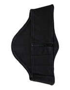 Black Cotton Waist Tuxedo Belt Cummerbund