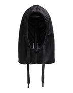 Black Polyester Whole Head Wrap Hat