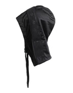 Black Polyester Whole Head Wrap Hat