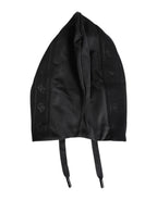 Black Polyester Whole Head Wrap Hat