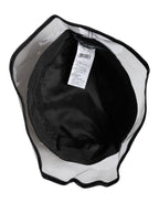Black Nylon PVC DG Logo Bucket Hat
