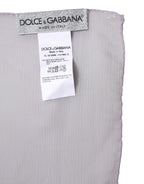 Purple Silk Rectangle Wrap Shawl Scarf