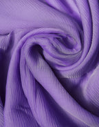 Purple Silk Rectangle Wrap Shawl Scarf