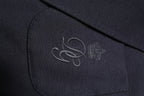Black Wool Single Breasted Coat Suit Blazer