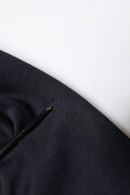 Black Wool Single Breasted Coat Suit Blazer