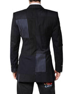 Multicolor Patchwork Jacket Coat Suit Blazer
