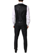Black Double Breasted Formal 3 Piece Suit