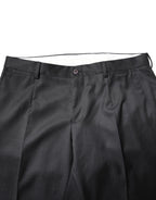 Dark Gray Wool Single Breasted 2 Piece Suit