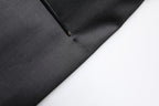Dark Gray Wool Single Breasted 2 Piece Suit
