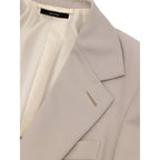 Beige Wool Blazer