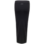 Black Cashmere Midi Skirt