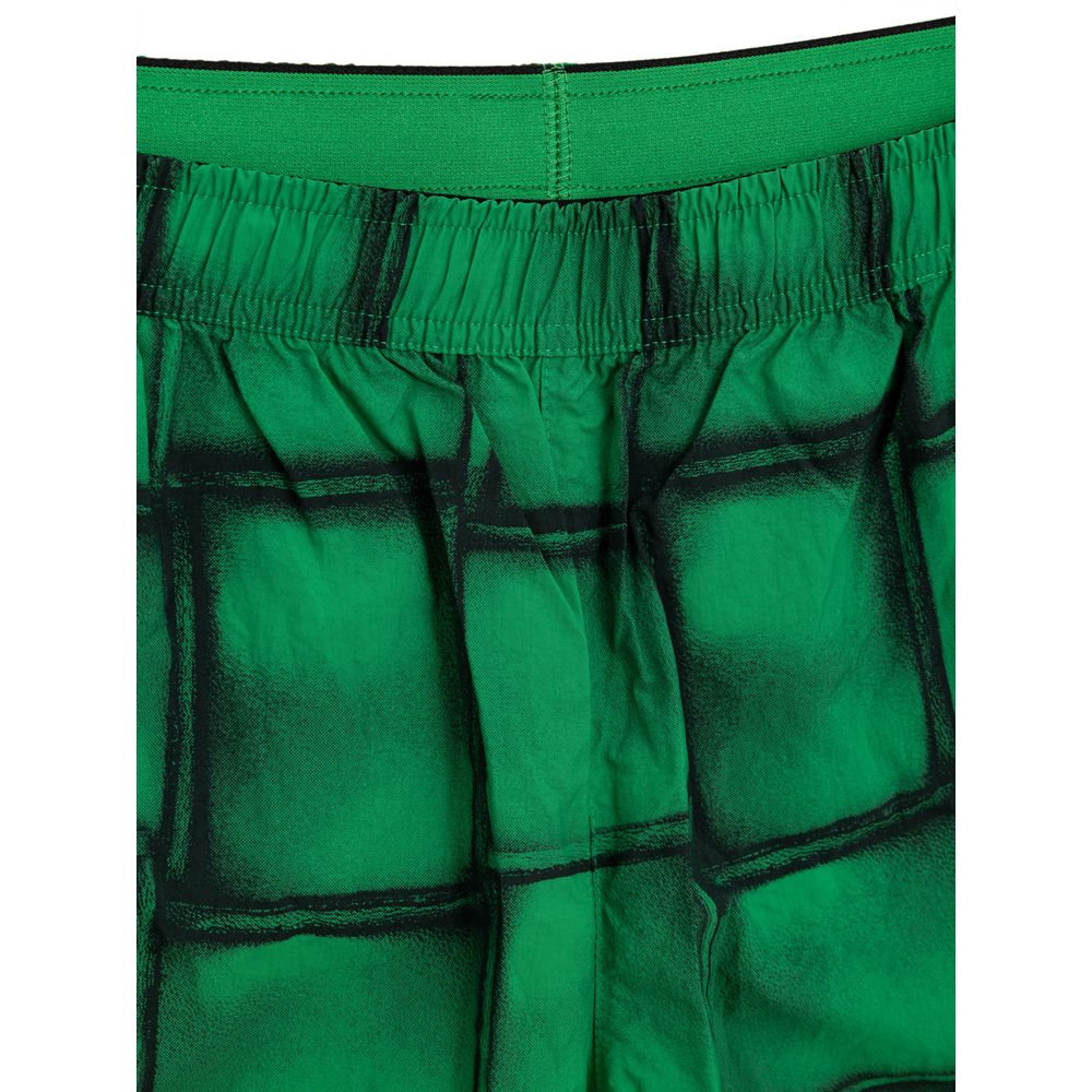Green Polyamide Swim Shorts