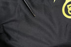 Black Logo Turtleneck Zip Bomber Jacket