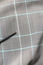Multicolor Plaid Full Zip Windbreaker Jacket
