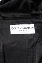 Black Lambskin Leather Full Zip Biker Jacket