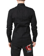 Black GOLD Cotton Dress Formal Shirt