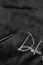 Black Logo Knitted Crewneck Pullover Sweater