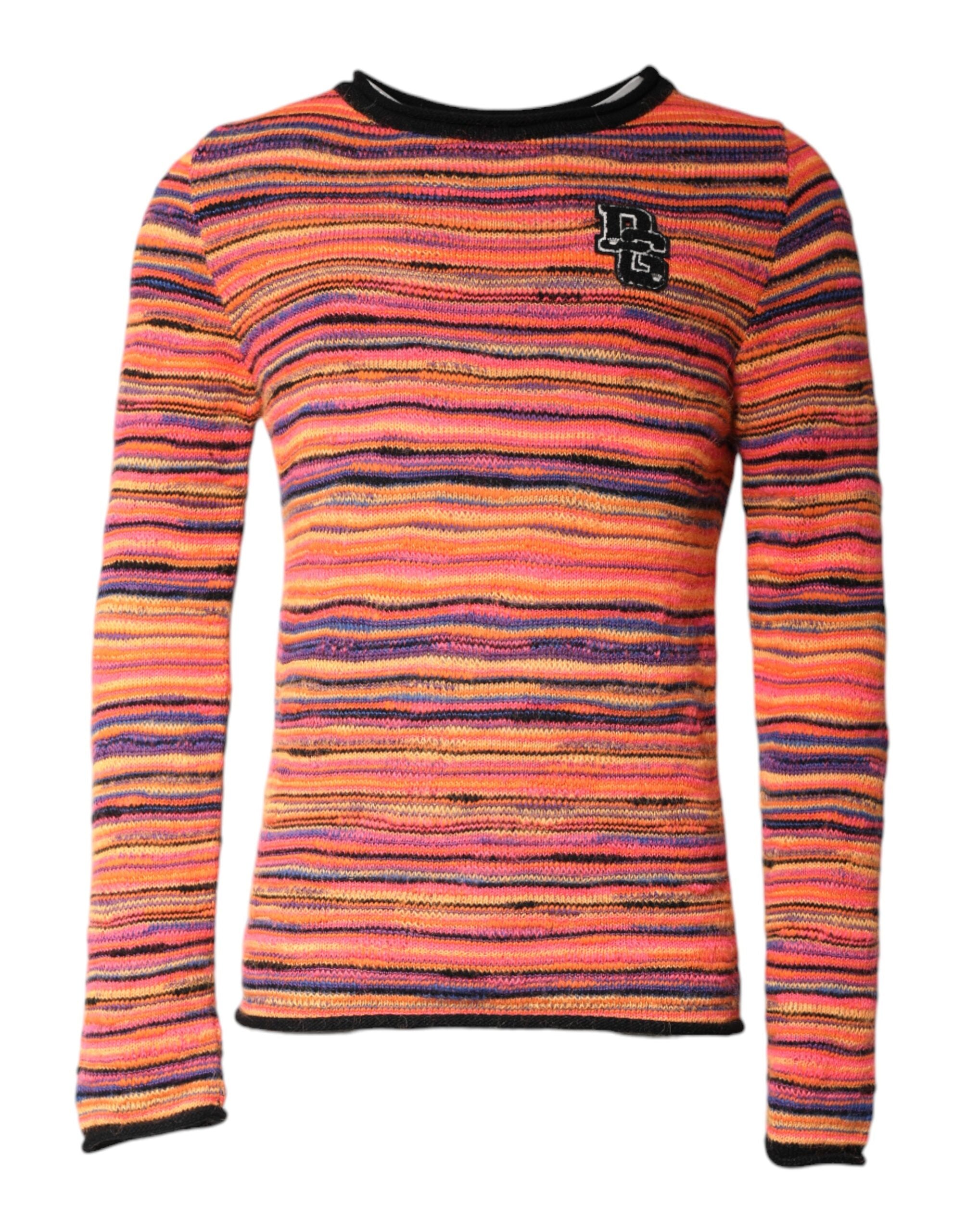 Multicolor Wool DGLogo Knit Pullover Sweater