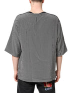 Black Graphic Print Short Sleeve T-shirt