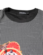 Black Graphic Print Short Sleeve T-shirt