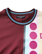 Multicolor Printed Logo Short Sleeve T-shirt