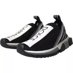 Black White Slip On Sorrento Sneakers Shoes