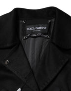 Black Wool Sartoria Italiano Blazer Jacket