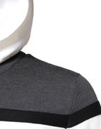 Multicolor Logo Pullover Hooded Sweater