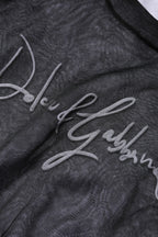 Black White Logo Knitted Pullover Sweater