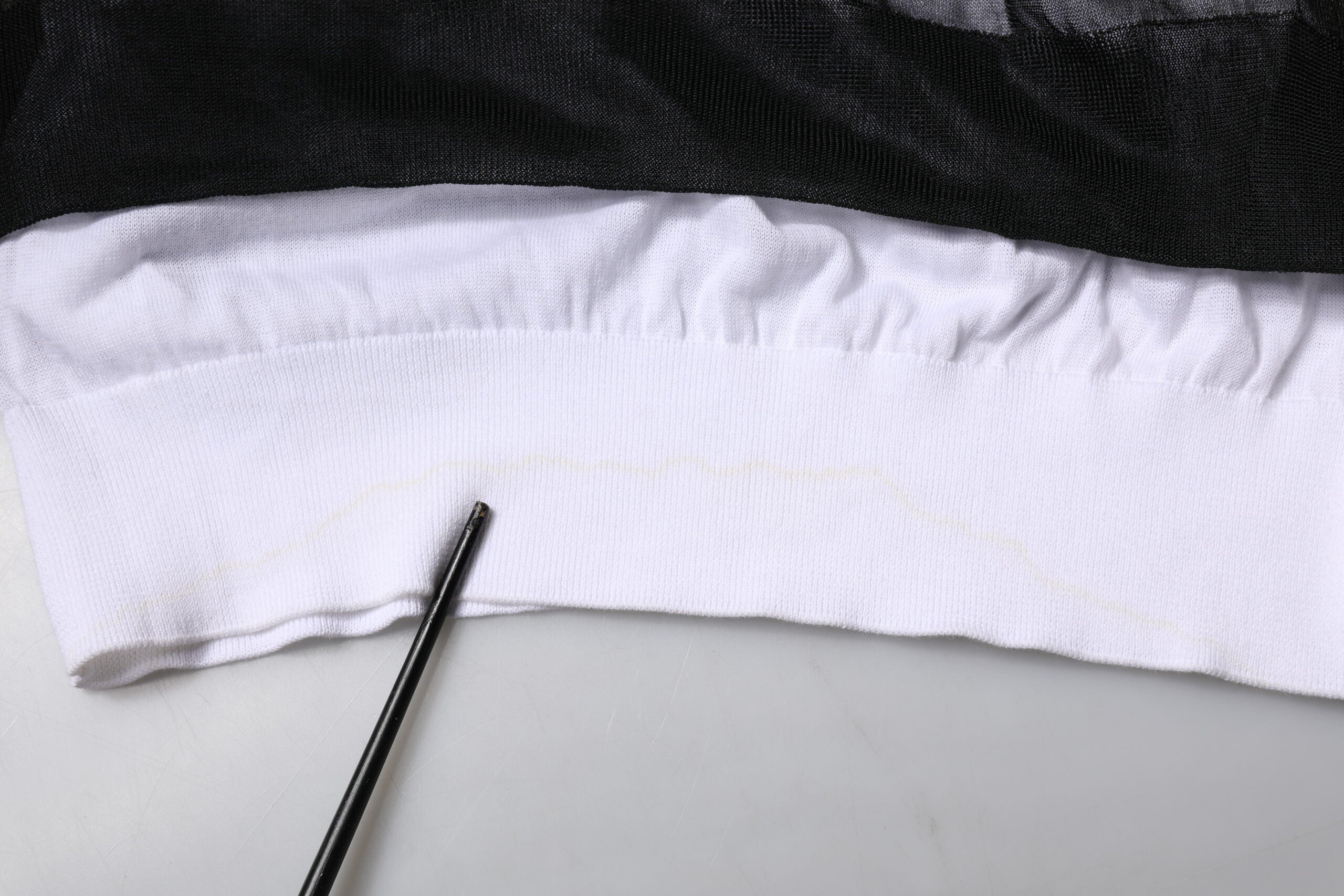 Black White Logo Knitted Pullover Sweater