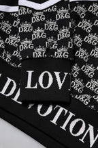 Multicolor Cotton Crew Neck Pullover Sweater