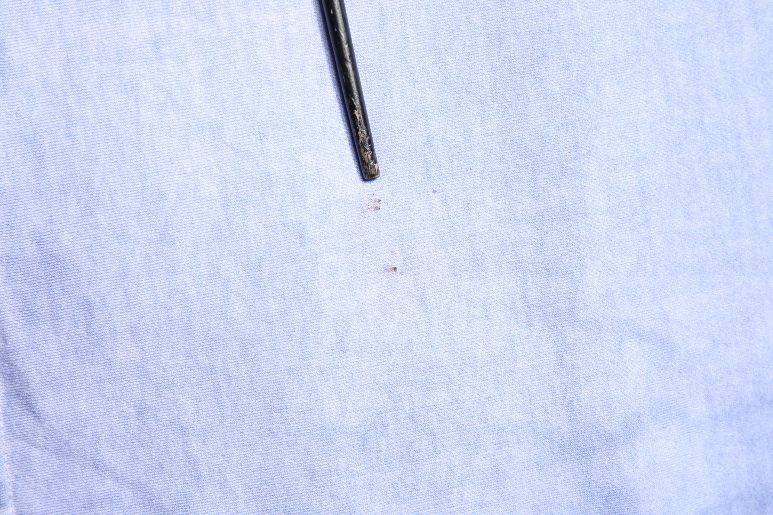 Blue Cotton Logo Print Crew Neck T-shirt